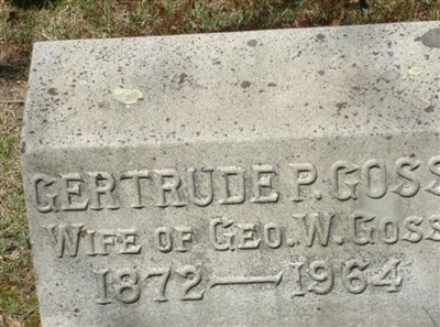 Gertrude P Goss on Sysoon