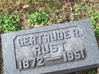 Gertrude Rust on Sysoon