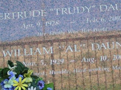 Gertrude "Trudy" Williams Lee Dauncey on Sysoon