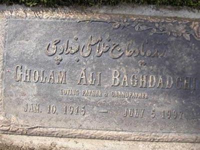 Gholam Ali Baghdadchi on Sysoon