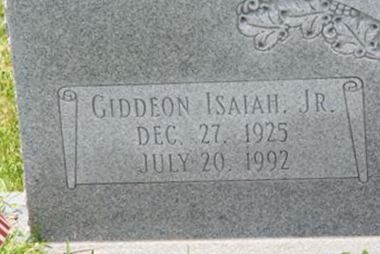 Giddeon Isaiah Bramlett, Jr on Sysoon