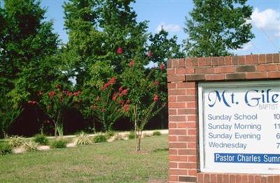 Mount Gilead Baptist Church Cemetery on Sysoon