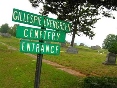 Gillespie Evergreen Cemetery on Sysoon