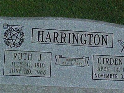 Girden B. Harrington on Sysoon