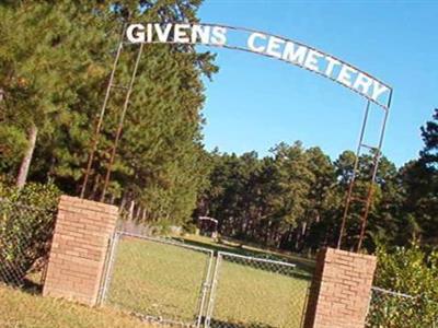 Givens Cemetery on Sysoon