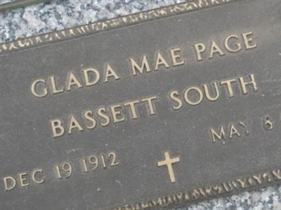 Glada Mae Page South on Sysoon