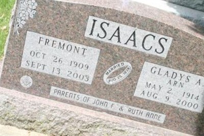 Gladys A. Arn Isaacs on Sysoon