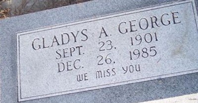 Gladys Ann Wright George on Sysoon