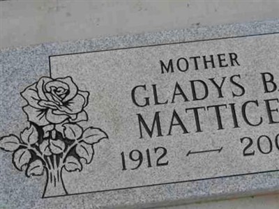 Gladys B Mattice on Sysoon