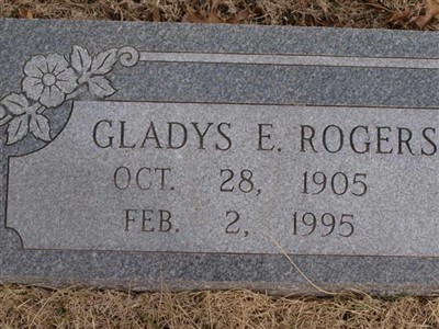 Gladys E Rogers on Sysoon