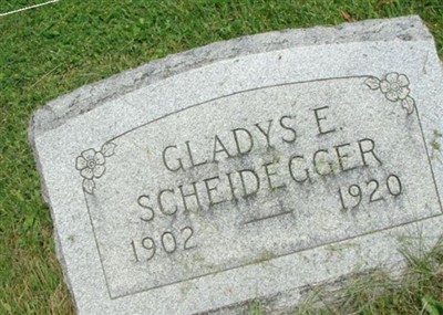 Gladys E. Scheidegger on Sysoon