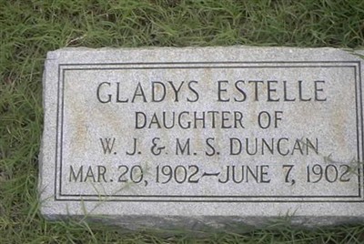 Gladys Estelle Duncan on Sysoon