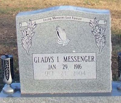 Gladys I. Messenger on Sysoon