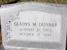 Gladys M. Dunbar on Sysoon