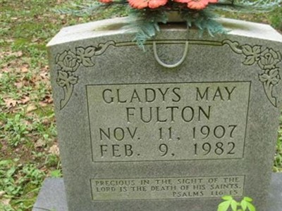 Gladys May Fulton on Sysoon