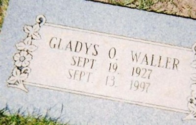 Gladys Oneil Wise Waller on Sysoon