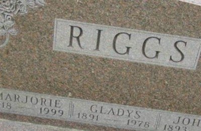 Gladys Riggs on Sysoon
