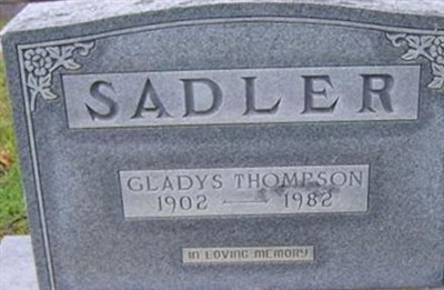 Gladys Thompson Sadler on Sysoon
