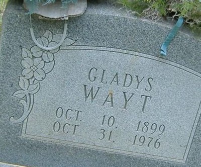 Gladys Wayt on Sysoon
