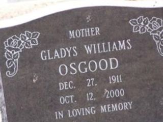 Gladys Williams Osgood on Sysoon