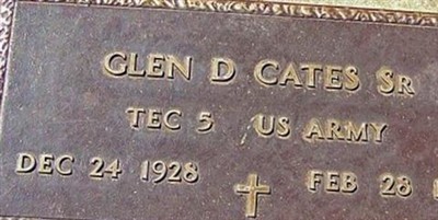 Glen D Cates, Sr on Sysoon