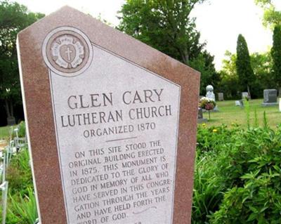Glen Cary Lutheran Church Cemetery on Sysoon