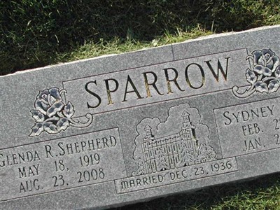 Glenda R. Shepherd Sparrow on Sysoon