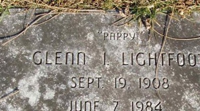 Glenn I. "Pappy" Lightfoot on Sysoon