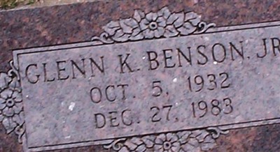 Glenn K. Benson, Jr on Sysoon