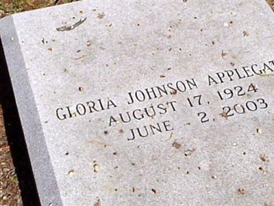Gloria Johnson Applegate on Sysoon