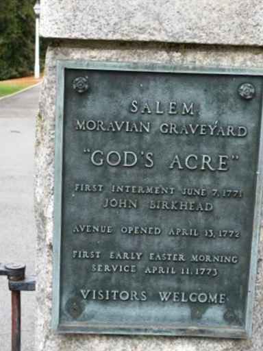 Gods Acre Cemetery on Sysoon