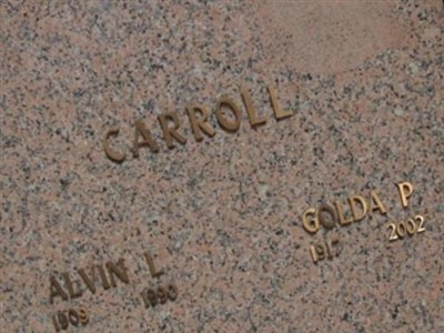 Golda P. Brown Carroll on Sysoon