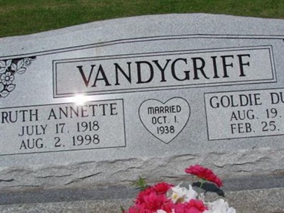 Goldie Dudley Vandygriff on Sysoon
