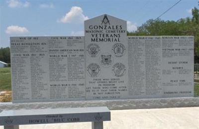 Gonzales Masonic Cemetery on Sysoon