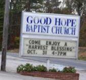 Good Hope Baptist Cemetery on Sysoon