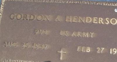 Gordon A Henderson on Sysoon