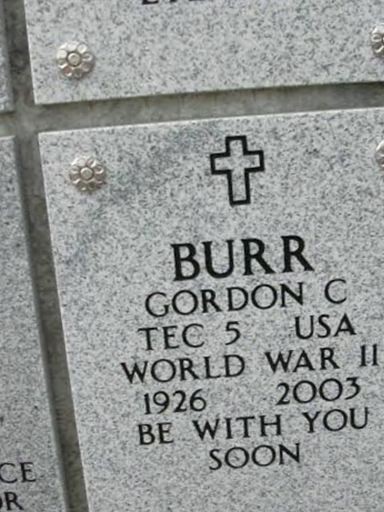 Gordon C Burr on Sysoon