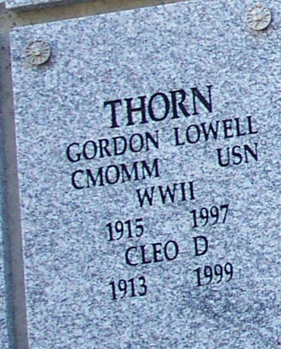 Gordon Lowell Thorn on Sysoon