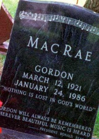 Gordon MacRae on Sysoon
