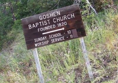 Goshen Baptist Church Cemetery on Sysoon