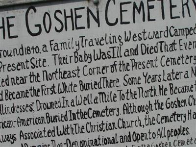 Goshen Cemetery on Sysoon