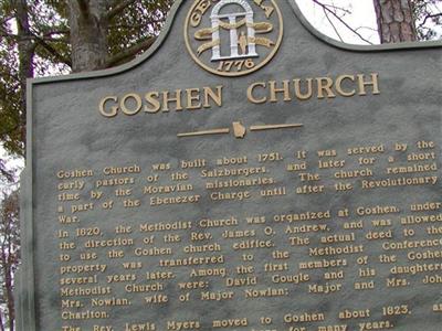 Goshen Methodist Church Cemetery on Sysoon