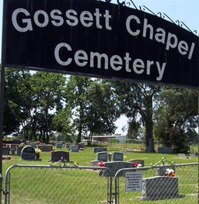 Gossett Chapel Cemetery on Sysoon