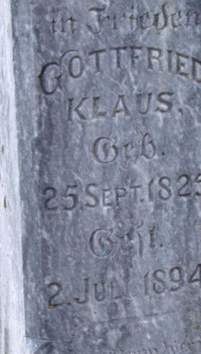 Gottfried Klaus on Sysoon