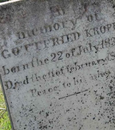 Gottfried Kropf on Sysoon