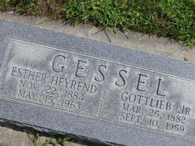 Gottlieb Gessel, Jr on Sysoon