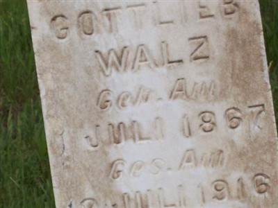Gottlieb Walz on Sysoon