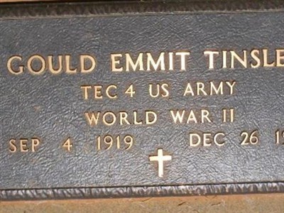 Gould Emmit Tinsley on Sysoon