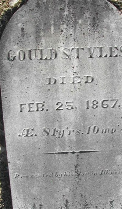 Gould Stiles (Styles) on Sysoon