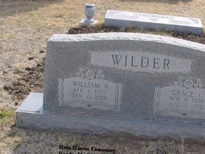 Grace Edna Conoley Wilder on Sysoon